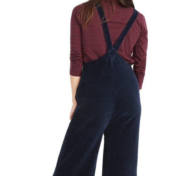 Madewell Texture & Thread Velour Corduroy Overalls - Picture 3 of 6